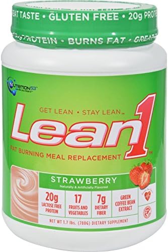 Nutrition53 Weight Loss Shake Lean 1 Strawberry - 1.7 lbs