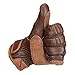 Biltwell Work Gloves (Chocolate, Medium)