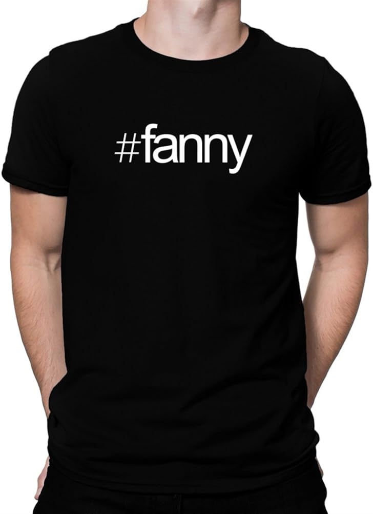 Hashtag Fanny TShirt Black Amazon.ca Clothing & Accessories