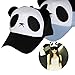 ROPALIA Womens Snapback Baseball Cap Hip Hop Beret Korean Vogue Panda Cartoon Hat