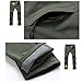 TBMPOY Men's Outdoor Windproof Snow Softshell Pants Hiking Ski workout Cargo Pants (Black,Medium)