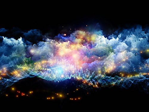 Psychedelic Trippy Art Fabric Cloth Rolled Wall Poster Print- Size: 24" x 18"