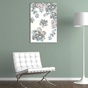 Succulent Plants Series Watercolor Succulents on White Background