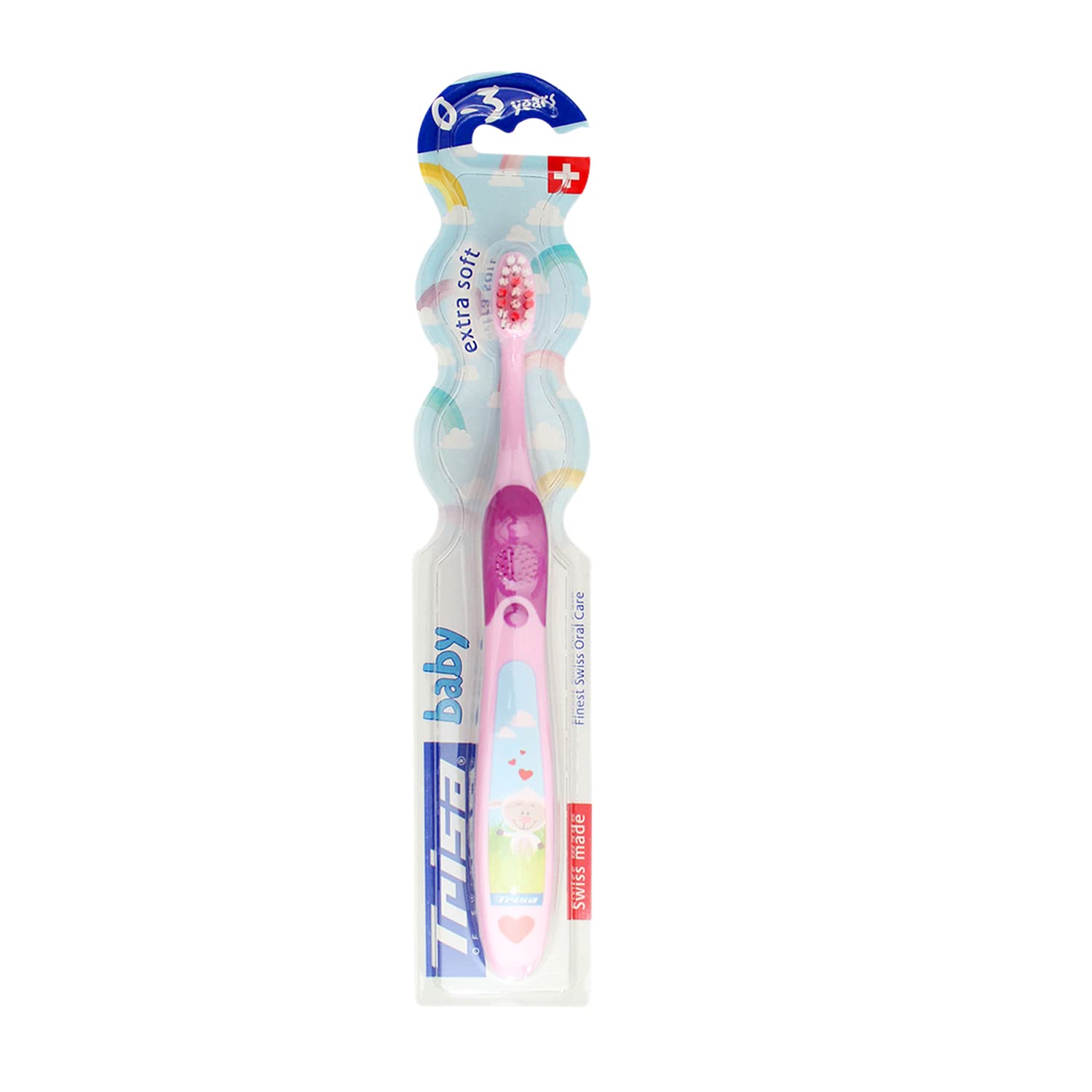 TRISA Baby Toothbrush ,Pink