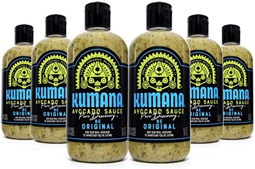 Kumana | Be Original | Creamy Avocado Sauce | Made with Real Avocado | Gluten Free &amp; Non-GMO | 6 Bottles