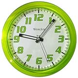 Westclox Green Round 7.5 inch Wall Clock
