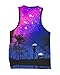INTO THE AM Summer Nights Premium All Over Print Tank Top (Large)