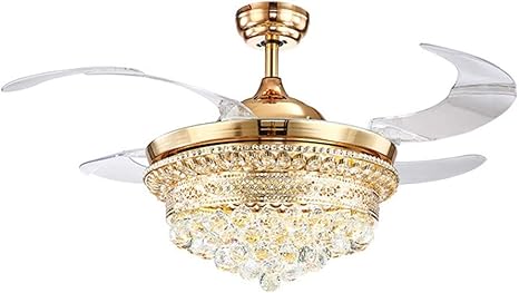 Wotefusi Ceiling Fan Lights French Style Ceiling Fan Light Fixture