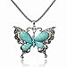 Tibet Silver Genuine Turquoise Oval Beads Bib Chain Pendant Necklace