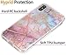SPEVERT for iPhone Xs Max Case Luxury Marble Stylish Slim Cover for Girl Women Cute Elegant Sparkly Glitter Shockproof Durable Protective Case for iPhone Xs Max 6.5 inches - Coloful