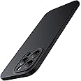 JETech Slim Case for iPhone 15 Pro Max 6.7-Inch with Camera Lens Full Cover Protection, Ultra-Thin Lightweight Matte Finish Minimalist Protective Phone Cover (Black Titanium)