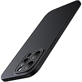 JETech Slim Case for iPhone 15 Pro Max 6.7-Inch with Camera Lens Full Cover Protection, Ultra-Thin Lightweight Matte Finish Minimalist Protective Phone Cover (Black Titanium)