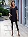 Hotouch Button Up Shirt Women Chiffon Long Sleeve Collared Neck Blouses