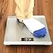 LUOYIMAN Body Weight Scale Digital Electronic Bathroom Scale High Accuracy 180kg/396lb (Silver)