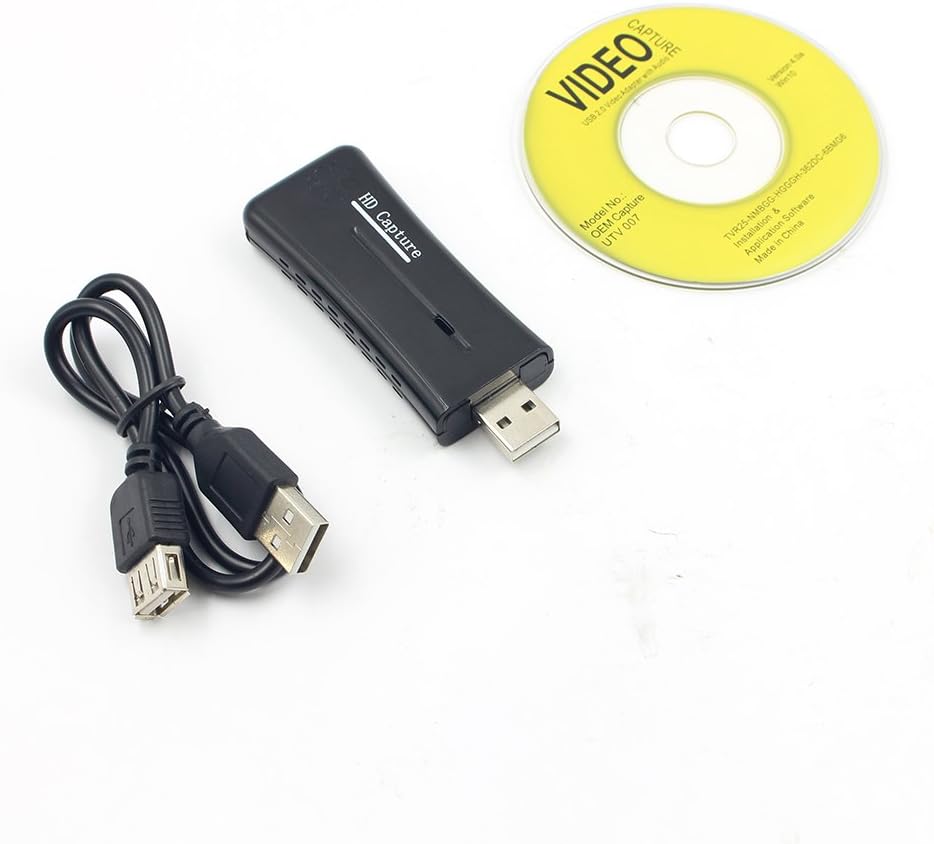 SSEDEW High-Definition Monitor USB2.0 HDMI Capture Card Universal Application with Software CD