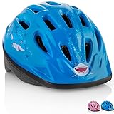 KIDS Bike Helmet – Adjustable from Toddler to Youth Size, Ages 3-7 - Durable Kid Bicycle Helmets with Fun Aquatic Design Boys and Girls will LOVE - CSPC Certified for Safety and Comfort - FunWave