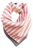 kishu baby Organic Bandana Bib Reversible Americana Stripe, Multicolor, One Size