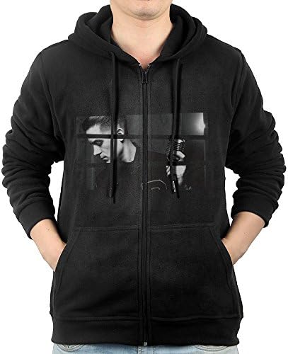 Mens G Eazy Men's Slim Fit Zip-up Hoodies Fleece Sweatshirts JacketSmall