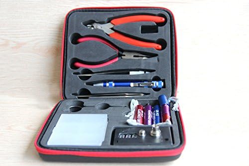 Electronics Repair Tool Kit V3 for Household DIY Home ,Coil Jig Kit V3,Ohm Tester/Diagonal Pliers/ Scissors/Screwdriver/Ceramic Tweezer/Coil Meter ,V3 Jig Coil Great for Jewelry and Home Repairs