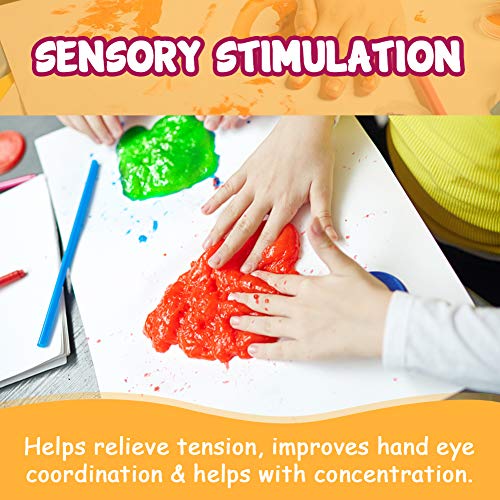 LovesTown Emoji Slime Squeeze Toy,6 Pcs Emoji Vomit Eggs Yolk Stress Ball Squishy Stress Relief Party Favor Novelty Gag Toys for Practical Jokes