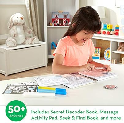 melissa & doug on the go secret decoder deluxe activity set and super sleuth toy