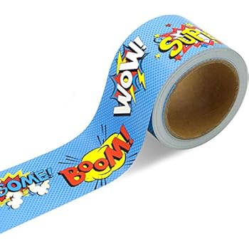 Bulletin Board Border 36ft Straight for Classroom Party Decoration 1 Roll