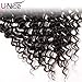UNice Hair Icenu Series Peruvian Deep Wave Free Part 13x4 Lace Frontal Closure Pre-Plucked Virgin Human Hair Natural Color (12'')
