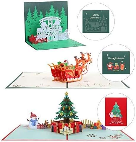 Amazon Kesote クリスマスカード 立体カード ポップアップカード メッセージカード 3枚セット サンタ クリスマスツリー スノボー アイドル 芸能人グッズ 通販 Amazon Kesote クリスマスカード 立体カード ポップアップカード メッセージカード 3枚セット サンタ クリスマスツリー スノボー アイドル 芸能人グッズ 通販
