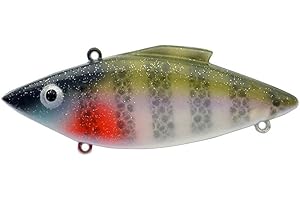 Bill Lewis Lures Lifelike Vibrations Rat-L-Trap 1/2 OZ Lipless Crankbait Fishing Wobble Sinking Lure for Black Bass, Trout, Walleye, Pike, Salmon, Bluegill