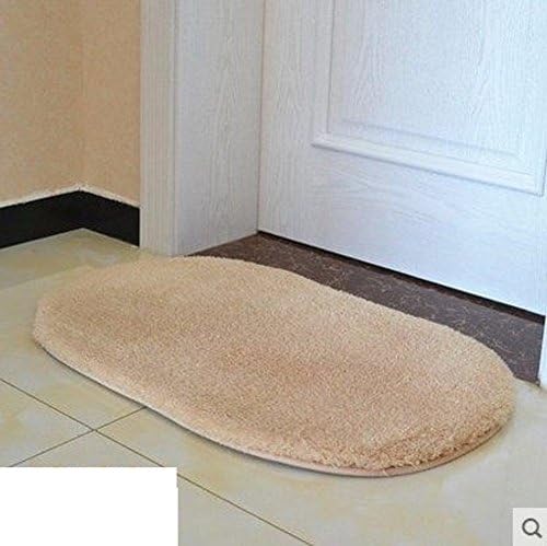 Bathroom water-absorbing non-sliping mats door mat for kitchen Bedroom soft bed blanket-E 60x160cm(24x63inch)