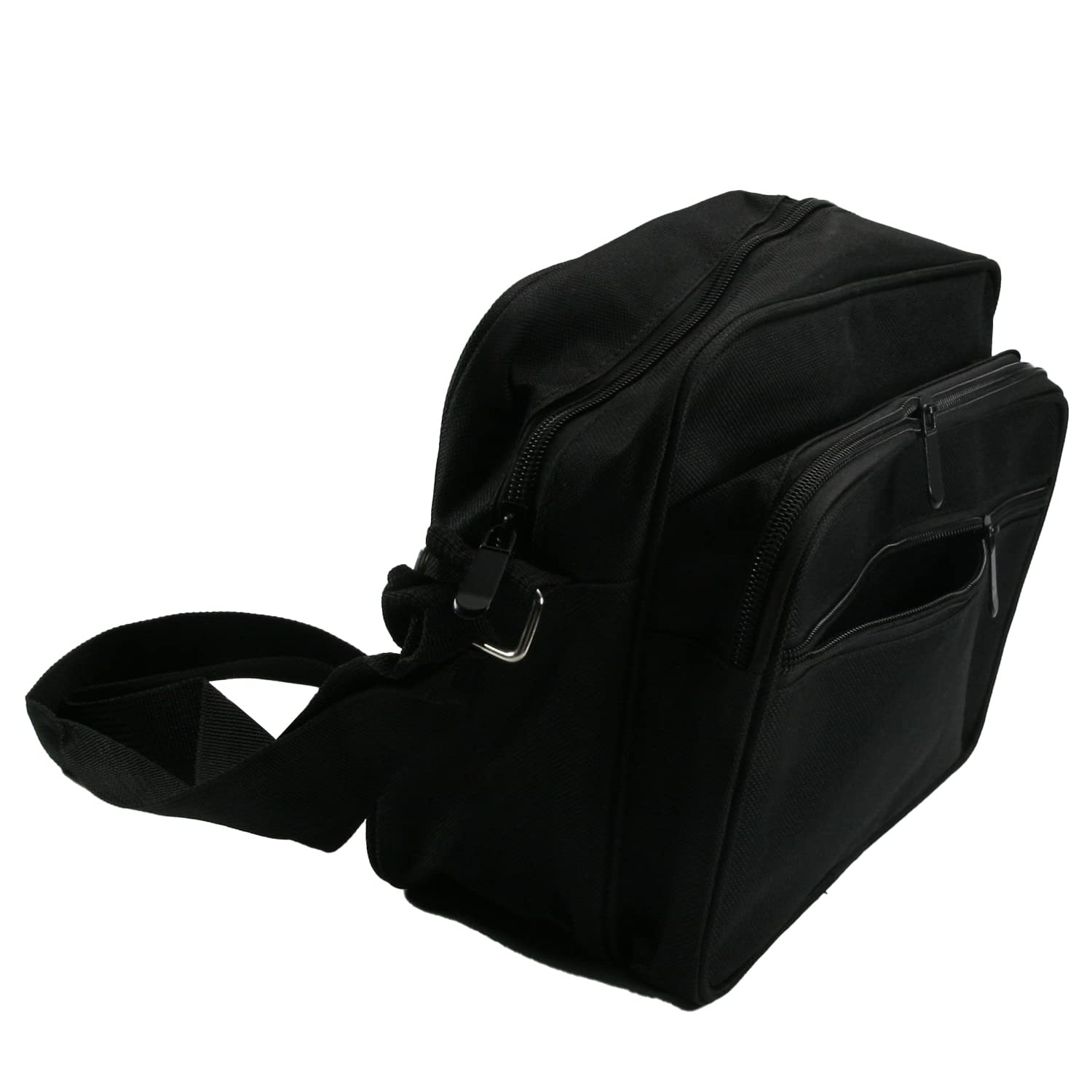 Utoolmart Professional Tool Pouch,Oxford Canvas Tool Pockets, Heavy Duty Tool Organizer,Fully Adjustable Work Belt,Waterproof,Protective Work Bag Black 1 Pcs