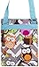 Chevron Owl Small Hipster Cross-Body Bag (Teal Blue)