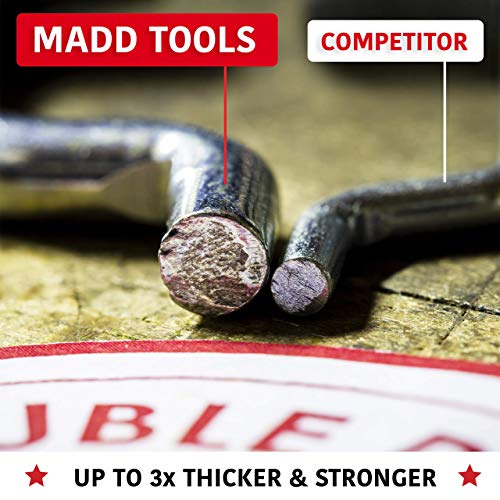 Extra Thick 1/4'' Metal J Hooks For Pegboard 60 Pcs 1/4'' pegboard