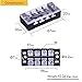 ToToT 4PCS 4 Positions Dual Row 600V 25A Screw Terminal Strip Blocks with Cover + 4PCS 4 Positions 25A Terminal Barrier Strips TB-2504