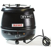 SYBO SB6000 SB-6000 Soup Kettle, 10.5 Quarts, Black and Sliver