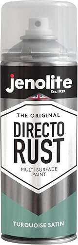 Jenolite Directorust Turquoise Blue Satin Spray Paint 400ml Direct To Rust view 9