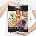 ARTEZA Watercolor Paper, 32 Sheets Each, 9x12 Inch Water Color Paper, 140lb/300gsm, Cold Press, Acid Free Art Paper