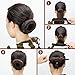 French Twist Bun Maker,Magic Bun Shaper Donut Hair Bun Maker Clip  Fashion DIY Accessories Hair Making Styling Disk Tool for Girls - 5 Pack