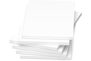 ZAVIKO Note Pads 4x6, 6 Pack Mini Blank Notepad 4x6, Small Notepads 4x6 Paper Pads, Scratch Pads 4x6 Small Pads of Paper, Memo Pads 4x6, White Server Note Pad Paper, Small Pocket Notebook 4x6, 50 Sheets/Pad