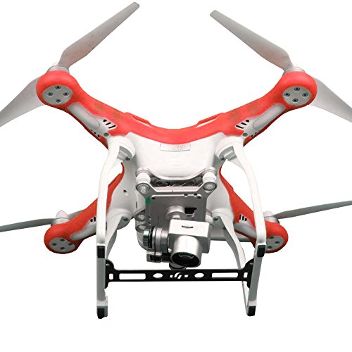 O'woda Silicone Dustproof Body Cover Scratch Dirt Thickened Water Splash Case Protection Protective Soft Shell Spare Parts for DJI Phantom 3 (Red)