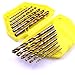 Atoplee 13pcs Titanium Quick Change Twist Drill Bits Set Metric System