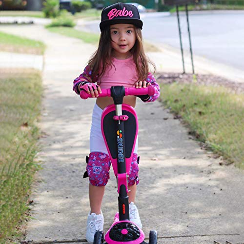 Kit Protección De Rodilleras Y Coderas Para Niños 6 Piezas Negro Y Azul