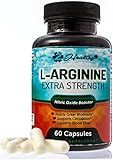 Extra-Strength Nitric Oxider Booster, L-Arginine Supplement, 1300mg Muscle Builder, Vascularity & Energy | Cardio Heart Supplement with L-Citrulline | Essential Amino Acids to Workout Stronger