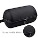PAIYULE Travel Case Compatible Apple HomePod Speaker, Fits Charging Cable with Should Strap （Black）