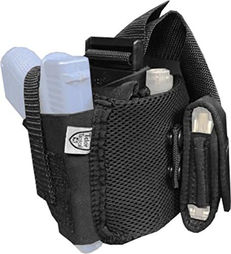 Telor Tactical Comfort Air Go-Band Holster, Black, Large / 34-36,