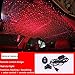 Car USB Atmosphere Ambient Star Light car interior lights LED decorative armrest box car roof full star projection laser car interior atmosphere lights The wireless remote control(Red-Light)...