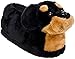 Rottweiler Slippers - Plush Dog Slippers w/ Platform by Silver Lilly (Black/Tan, X-Large)