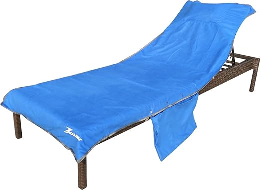 chaise lounge towel with pockets