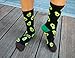 Blunt Fun Funny Quotes Avocado Novelty Socks for Women & Men (Avocado Black)