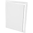 ECOPRO VENT 10" x 14" White Metal Access Panel. Service Shaft Door Panel. Plumbing, Electricity, Heating, Alarm Wall Access Panel for Drywall. Bathroom Services Access Hole Cover.